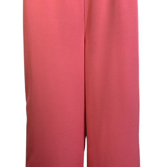 TALULAH Bubble Gum Pink Blouson Spaghetti Strap Wide Leg Jumpsuit‎ - Picture 6 of 16